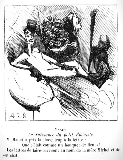 The Birth of the Little Cabinet Maker, caricature in 